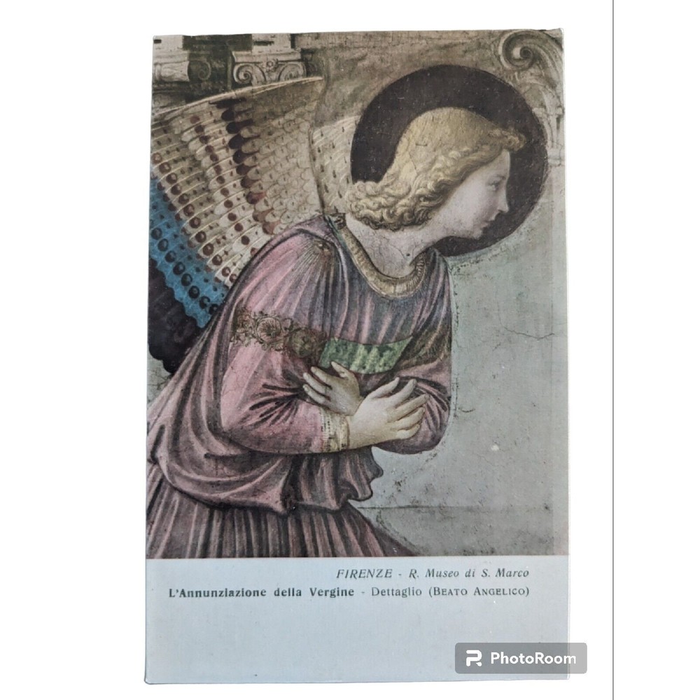 Museum of the Annunciation of the Virgin Florence Italy RPPC Postcard 1900's?